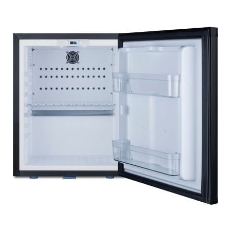 Summit Appliance Div. Summit Compact Minibar W/ Solid Door & Front Lock, 15-7/8"W X 17-1/4"D X 20-1/4"H MB12B
